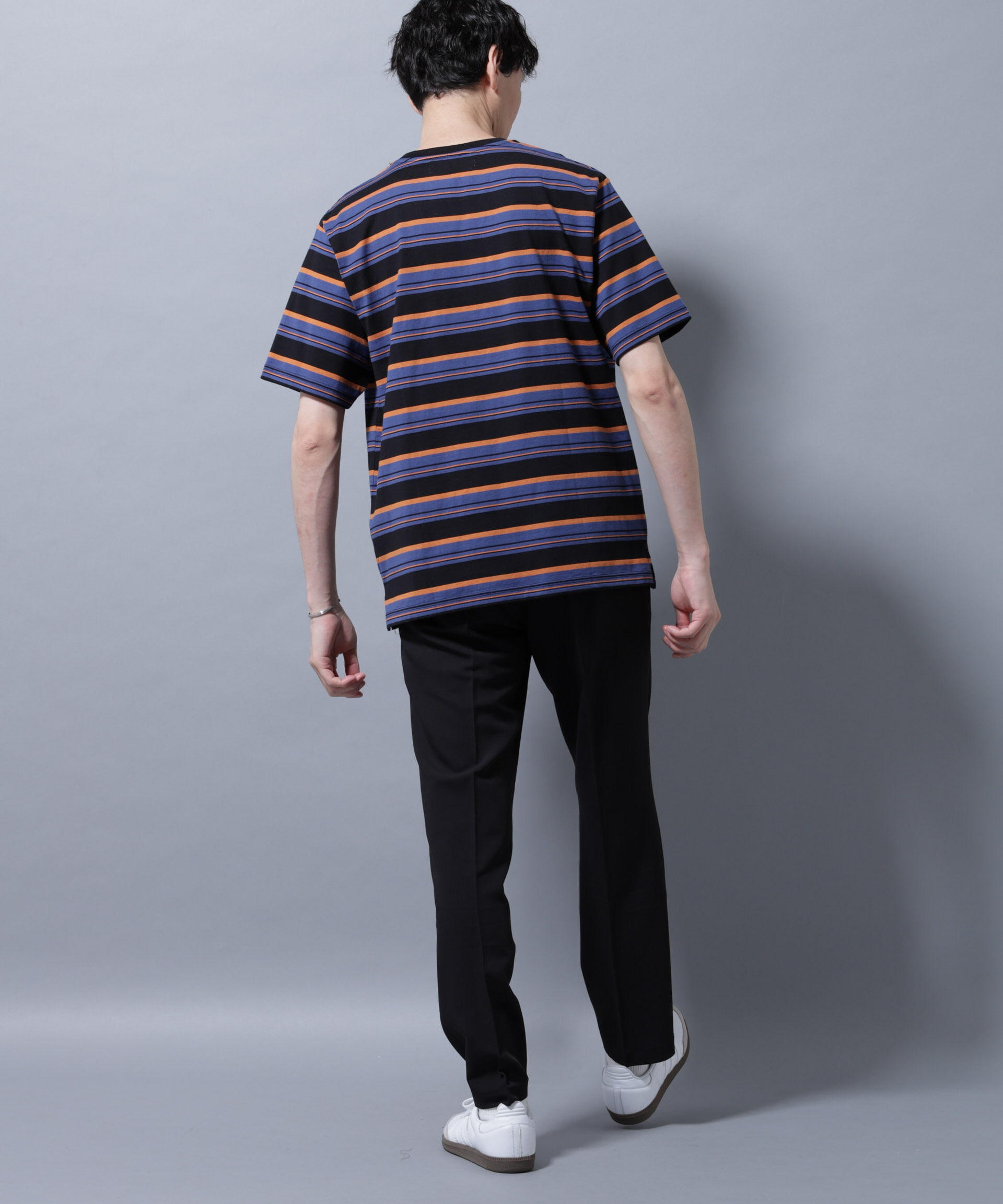 nano･universe「ナノベアボーダーTシャツ 半袖」|Tシャツ・カットソー|