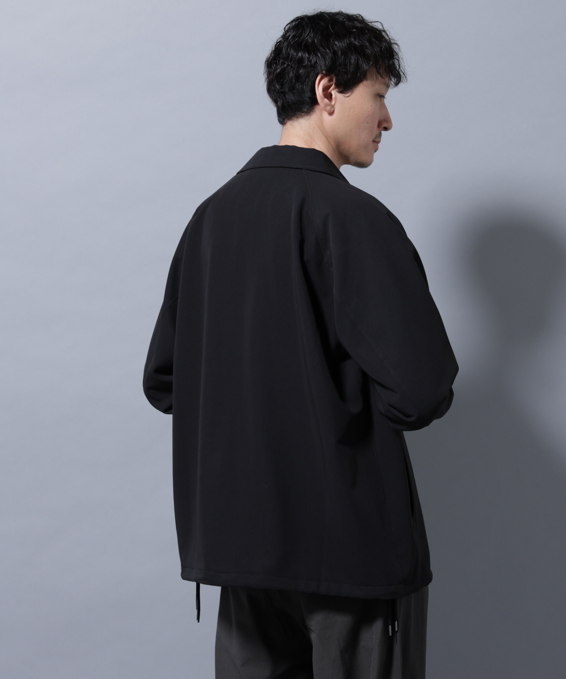 nano･universe「イタリアンドットリラックスコーチジャケット」|ブルゾン・スタジャン|