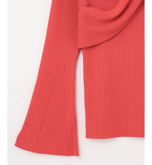 GRACE CONTINENTAL「クロスリブニットトップ」|ニット・セーター|