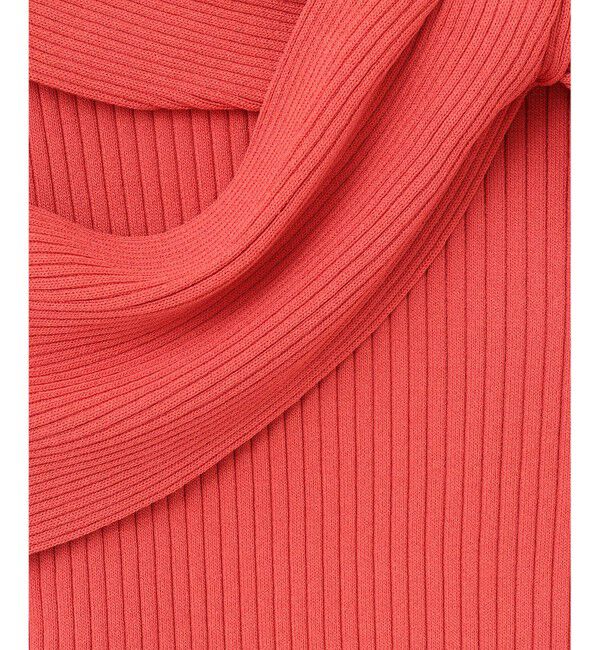 GRACE CONTINENTAL「クロスリブニットトップ」|ニット・セーター|