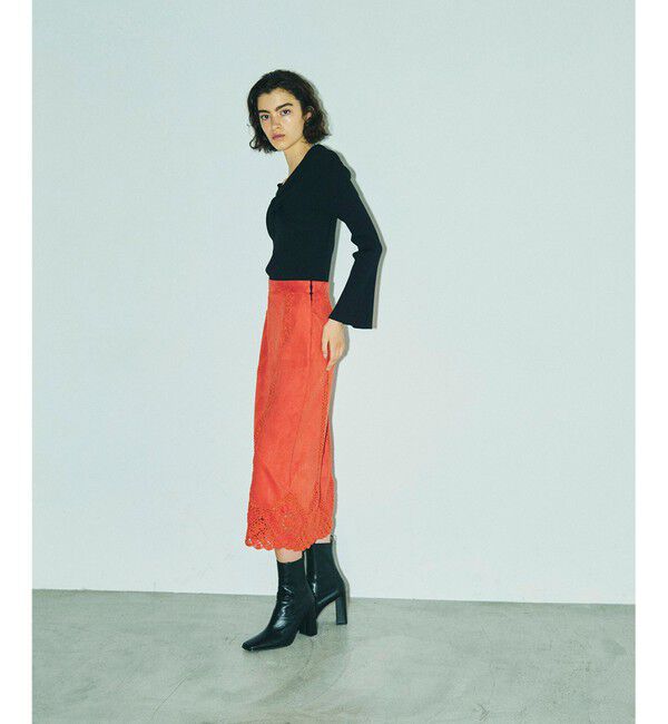 GRACE CONTINENTAL「クロスリブニットトップ」|ニット・セーター|