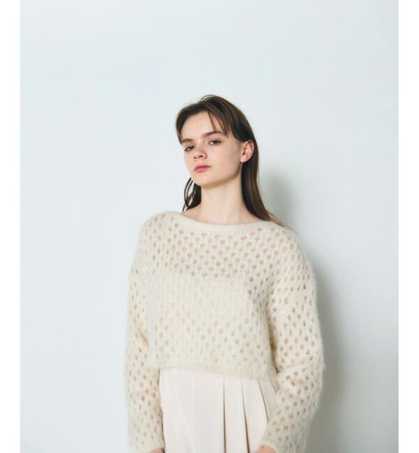 Diagram「アルパカメッシュニットトップ」|ニット・セーター|