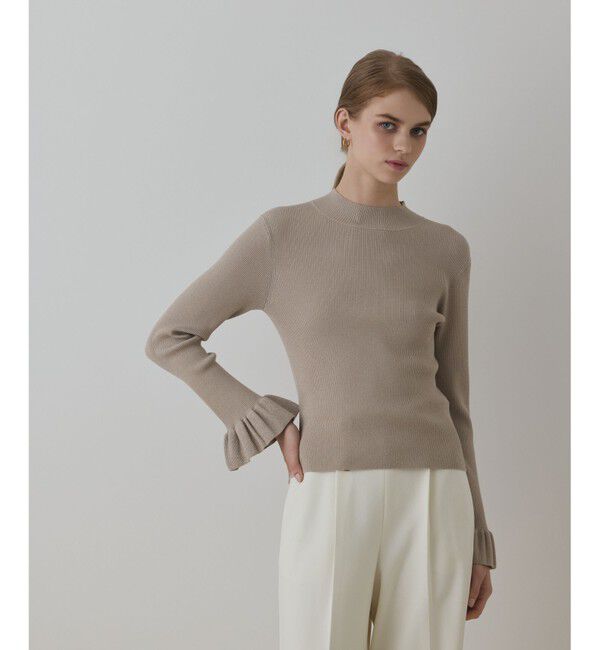 GRACE CONTINENTAL「ラメリブニットトップ」|ニット・セーター|