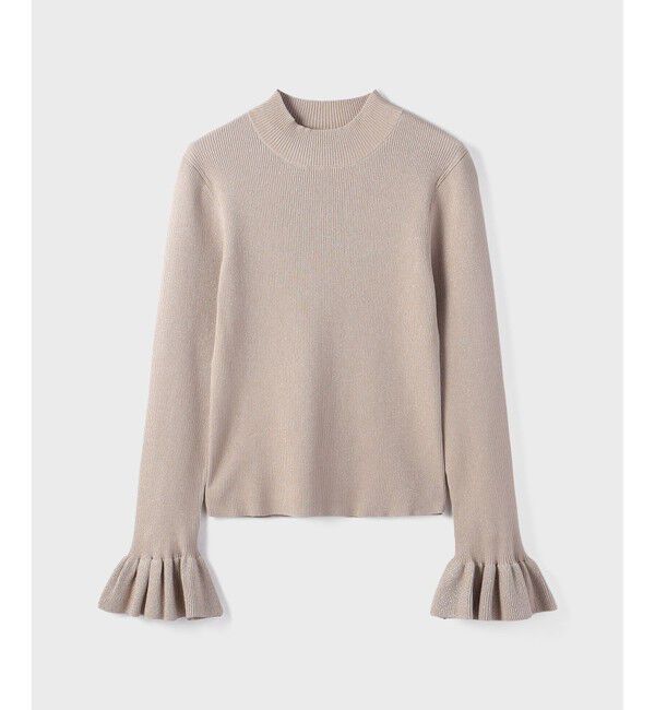 GRACE CONTINENTAL「ラメリブニットトップ」|ニット・セーター|