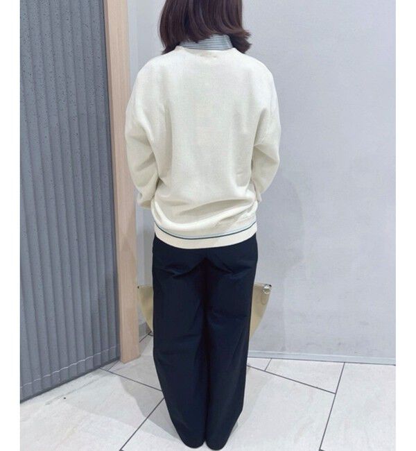 LACOSTE「リブニットステッチコットンニットカーディガン」|カーディガン|