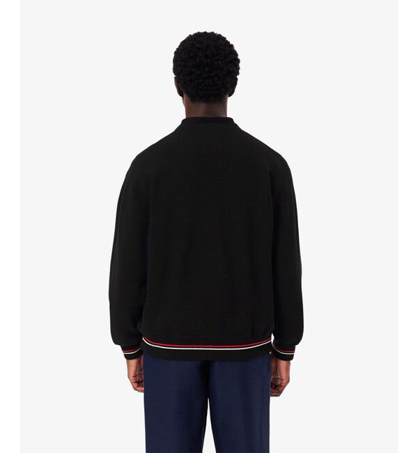 LACOSTE「リブニットステッチコットンニットカーディガン」|カーディガン|