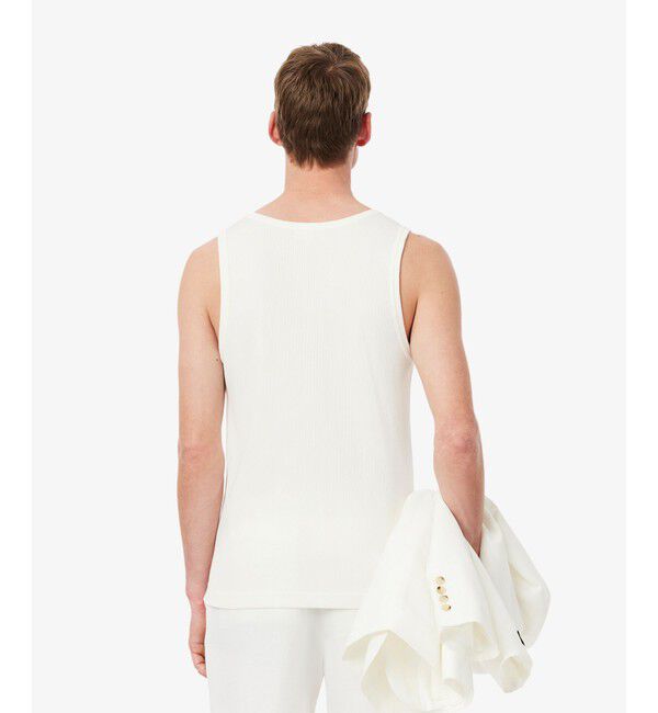 LACOSTE「コットンリブニットタンクトップ」|Tシャツ・カットソー|