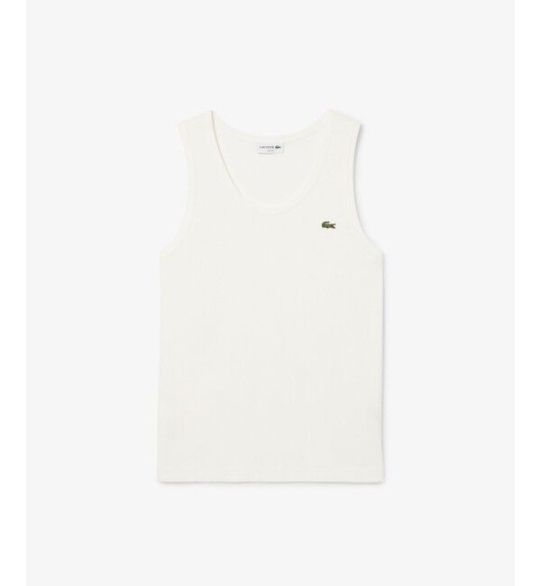 LACOSTE「コットンリブニットタンクトップ」|Tシャツ・カットソー|