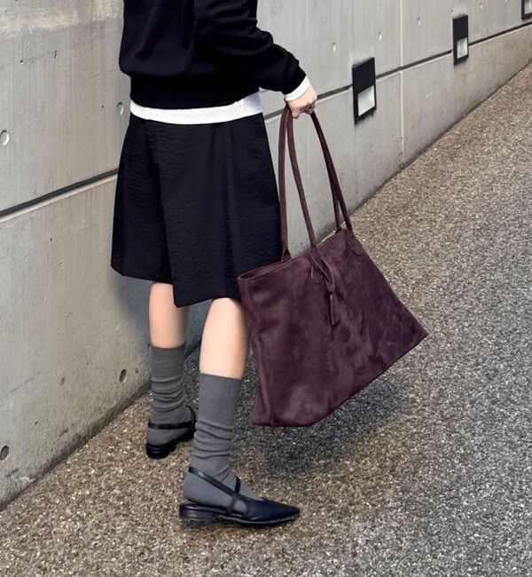 fredy emue「フェイクスエードワイドトートバッグ」|トートバッグ|