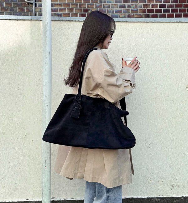 fredy emue「フェイクスエードワイドトートバッグ」|トートバッグ|