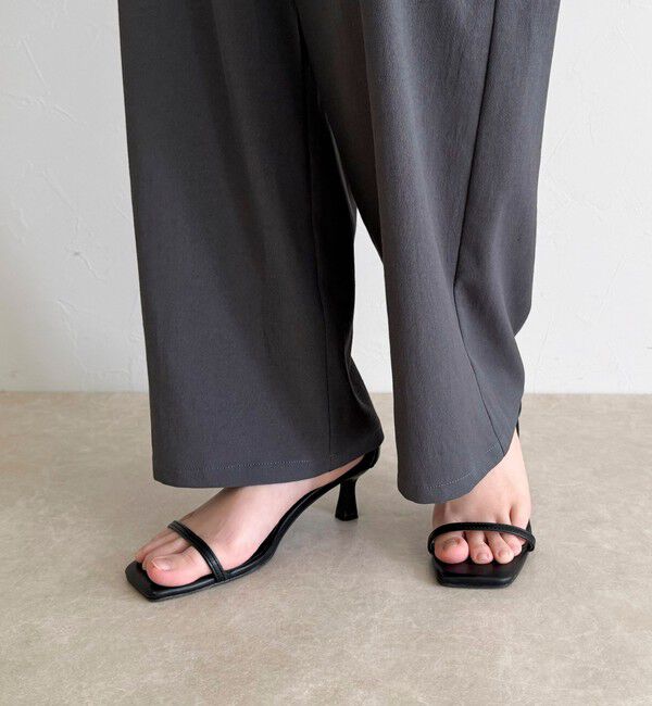 fredy emue「【接触冷感&times;UVカット/マルチ機能】ドライオックスセミワイドイージーパンツ」|チノ|