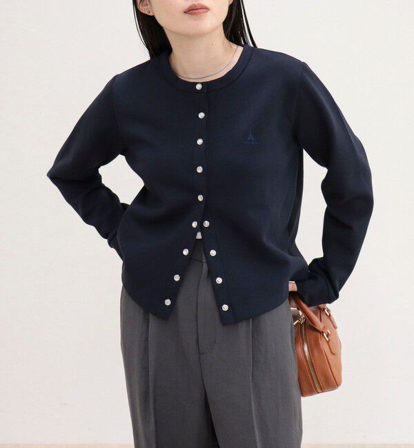 fredy emue「ドット釦ポンチカーディガン」|カーディガン|