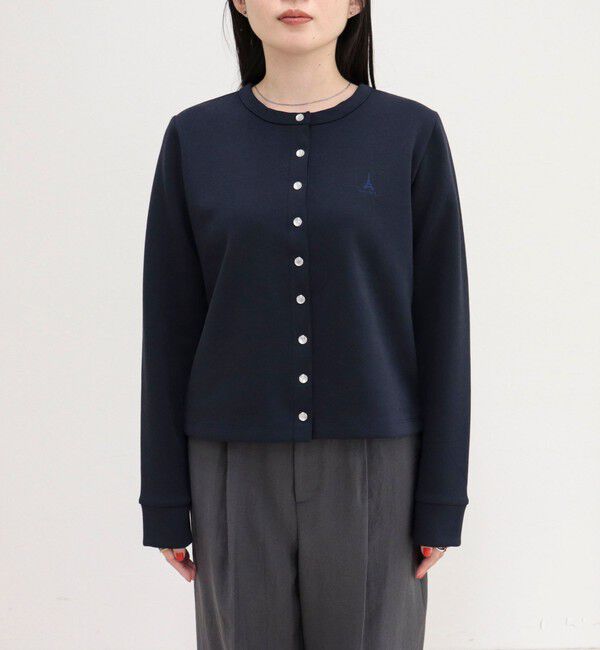 fredy emue「ドット釦ポンチカーディガン」|カーディガン|