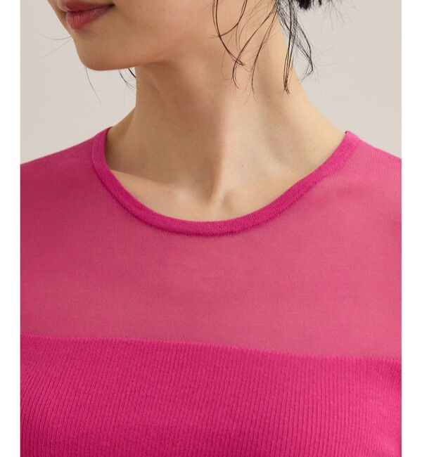 ROPE「シアーリブニット/洗える」|ニット・セーター|