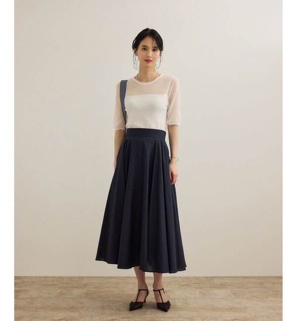 ROPE「シアーリブニット/洗える」|ニット・セーター|