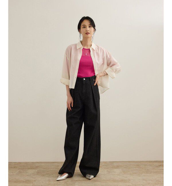 ROPE「シアーリブニット/洗える」|ニット・セーター|