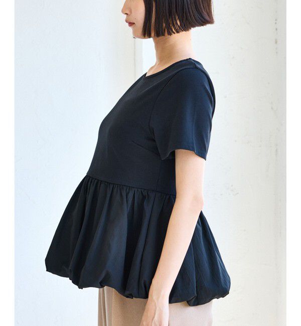 VIS「ペプラムバルーンプルオーバー」|Tシャツ・カットソー|