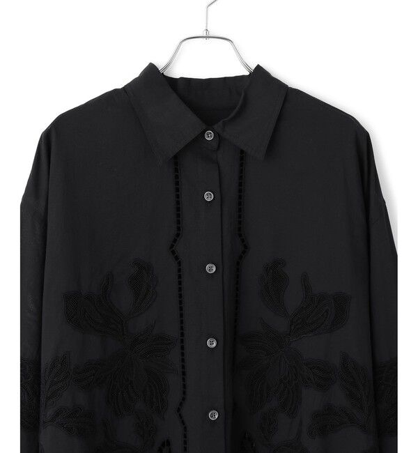 ADAM ET ROPE'「【EMOELLE】エンブロイダリーシャツ」|シャツ・ブラウス|