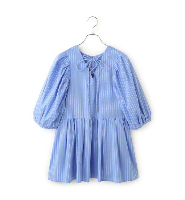 ADAM ET ROPE'「【WEB限定】2WAYバルーンスリーブチュニック」|シャツ・ブラウス|