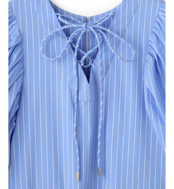 ADAM ET ROPE'「【WEB限定】2WAYバルーンスリーブチュニック」|シャツ・ブラウス|