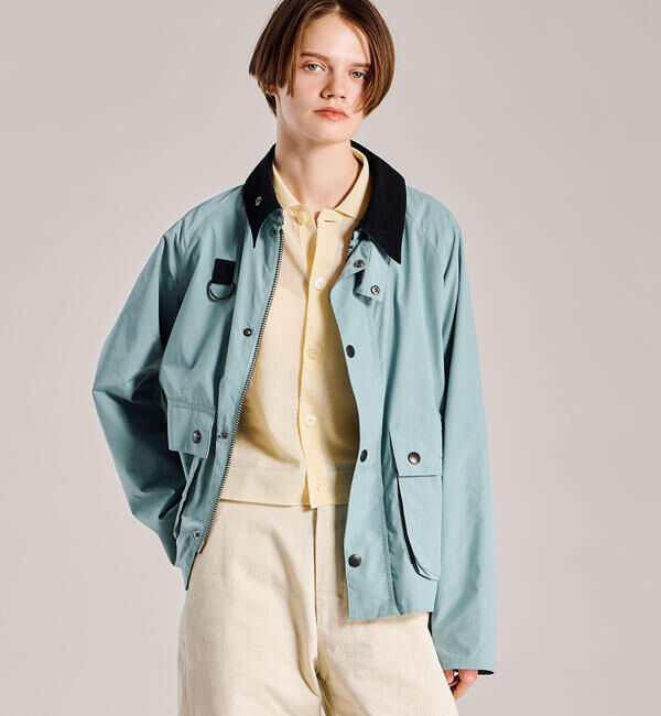  「Barbour |〈別注〉BLYTH ショートジャケット WOMEN」|その他|BLUE