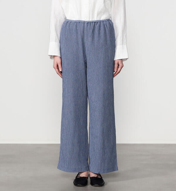  「BRACCAE | シャーリング イージーパンツ WOMEN」|チノ|