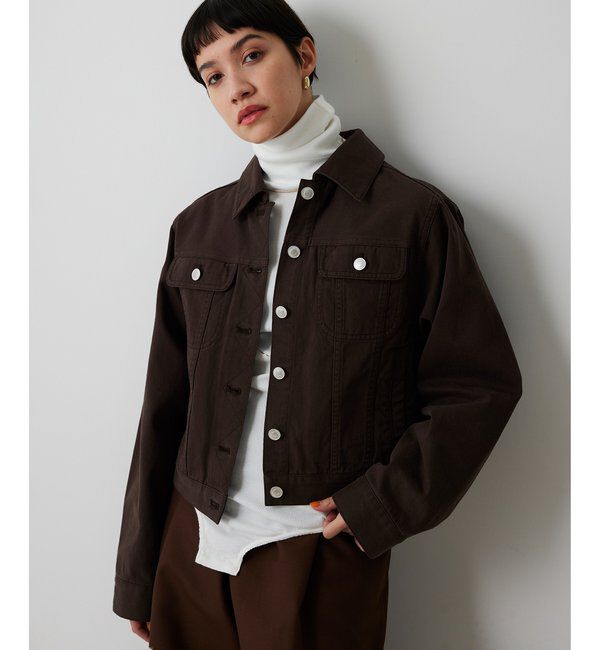 THE PAUSE「【THE PAUSE】コットンツイルジャケット」|その他|ダークブラウン