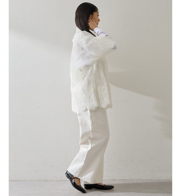  「ハイウエストデニムパンツ」|デニム|