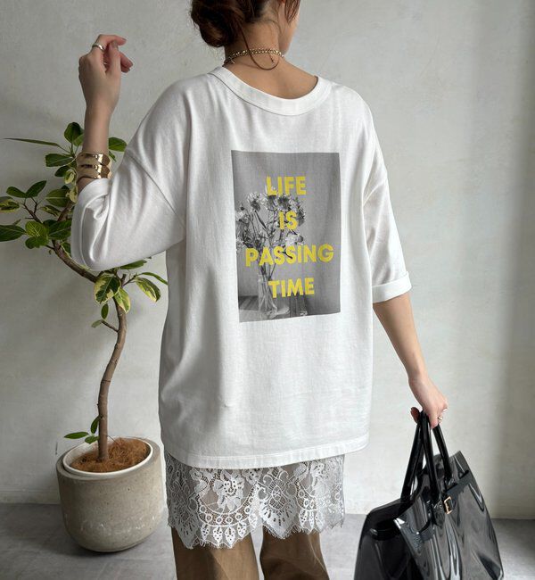  「ソフトコットン前後2WAYフォトTEE」|Tシャツ・カットソー|