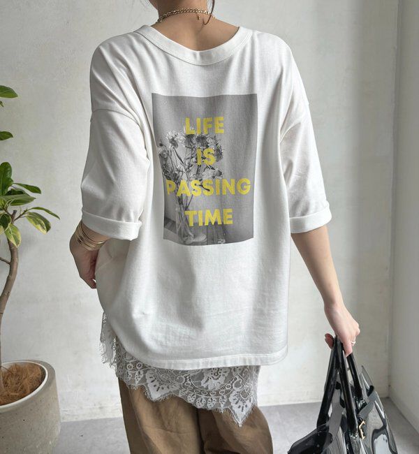  「ソフトコットン前後2WAYフォトTEE」|Tシャツ・カットソー|