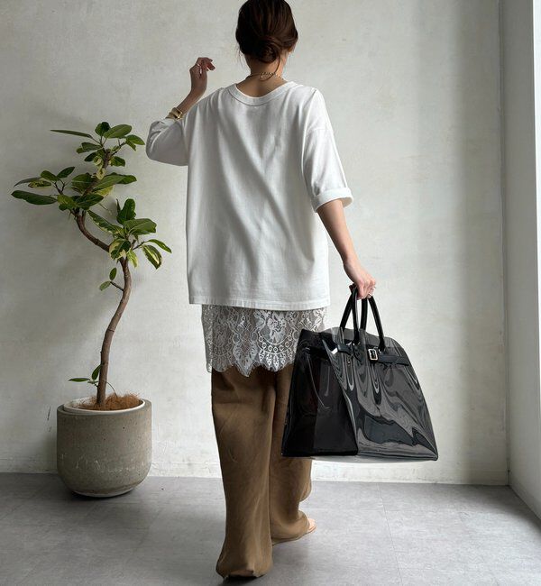  「ソフトコットン前後2WAYフォトTEE」|Tシャツ・カットソー|