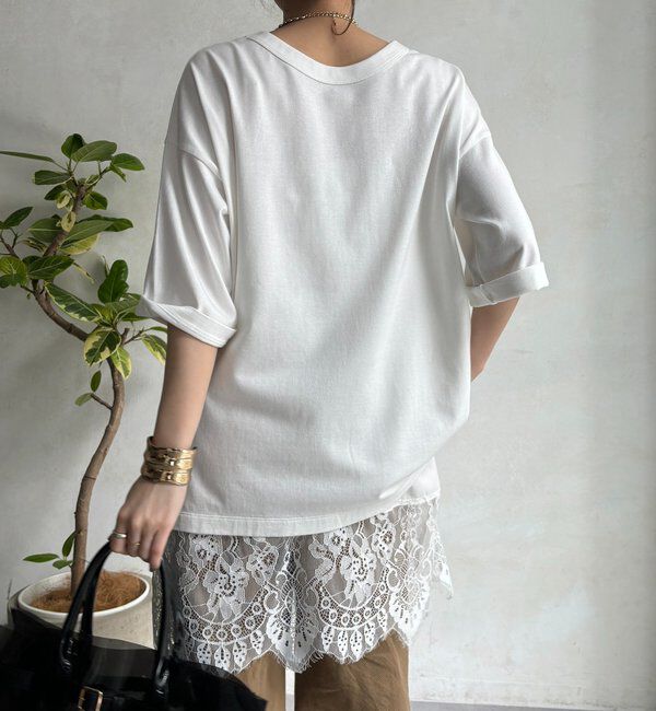  「ソフトコットン前後2WAYフォトTEE」|Tシャツ・カットソー|