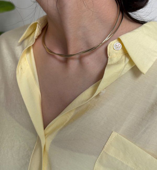  「ウェーブリングチョーカー」|ネックレス|