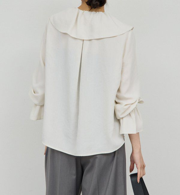  「ラッフルカラーブラウス」|シャツ・ブラウス|