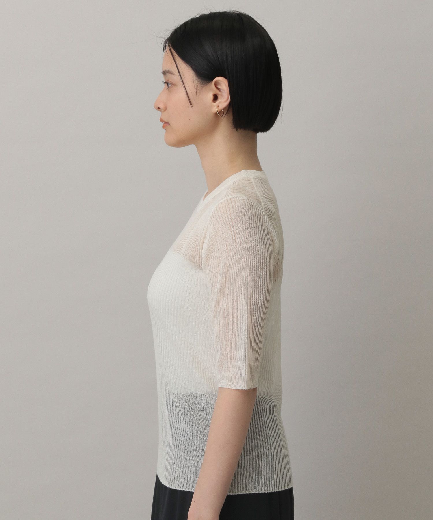 A part by 「シアーリブニットTEE」|ニット・セーター|