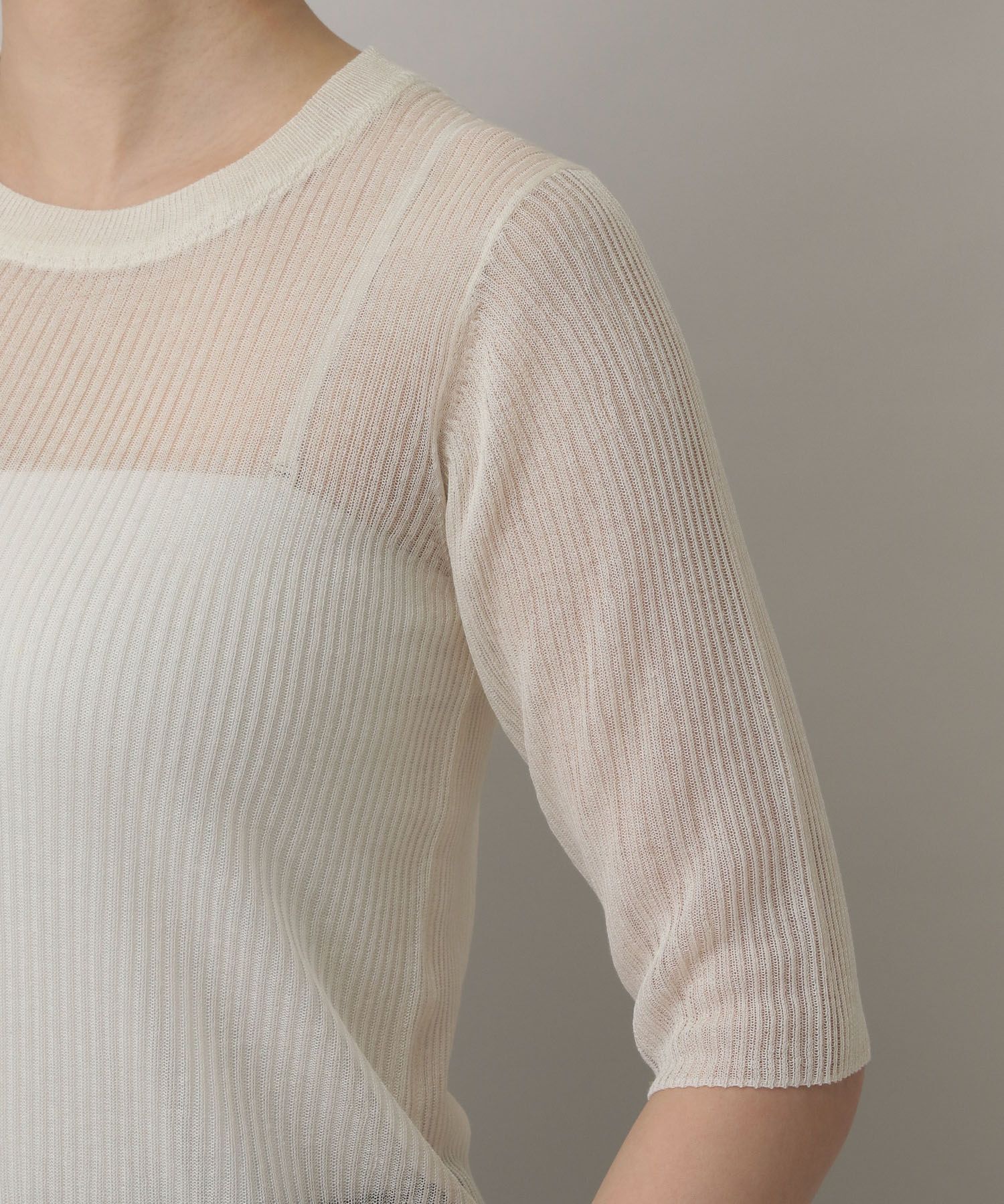 A part by 「シアーリブニットTEE」|ニット・セーター|