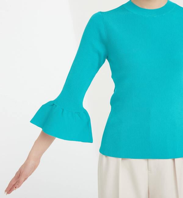 TIARA「ベルスリーブリブニット」|ニット・セーター|