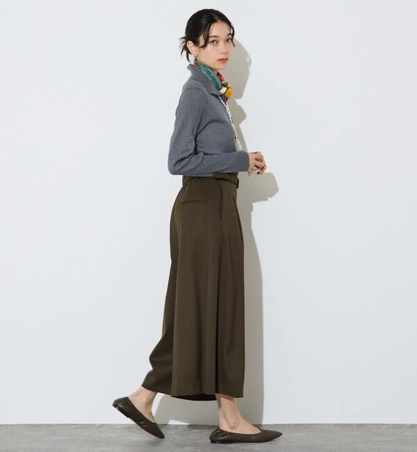 Liesse「ポロカラーリブニット」|ニット・セーター|