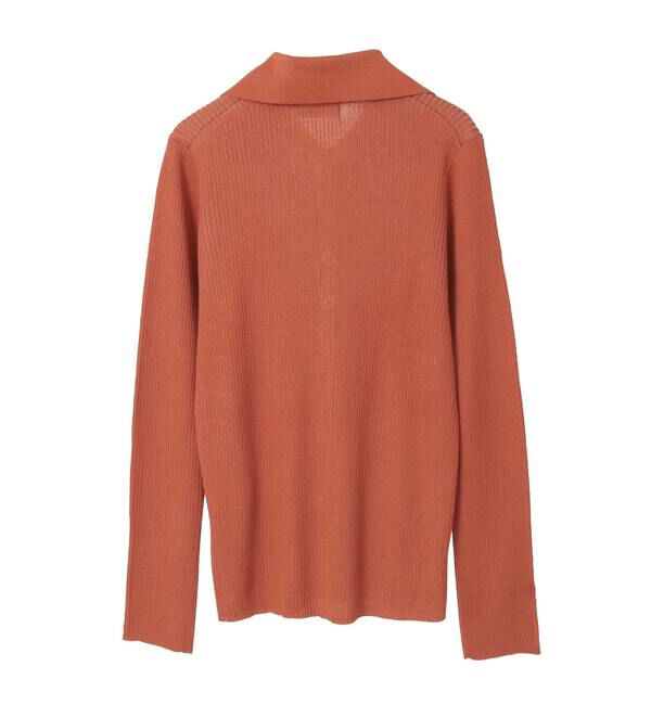 Liesse「ポロカラーリブニット」|ニット・セーター|