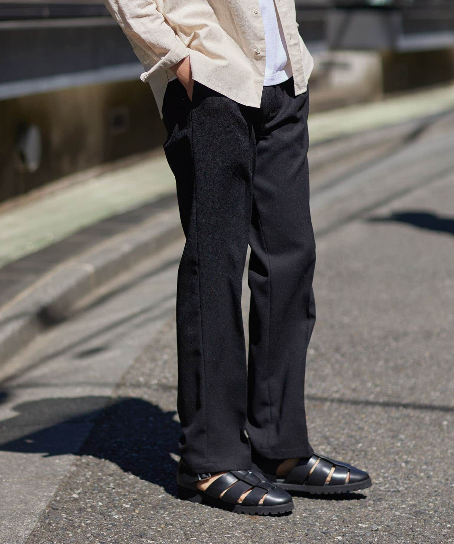 URBAN RESEARCH ROSSO「『WEB限定』『セットアップ対応』パナマ風ストレートパンツ」|その他|