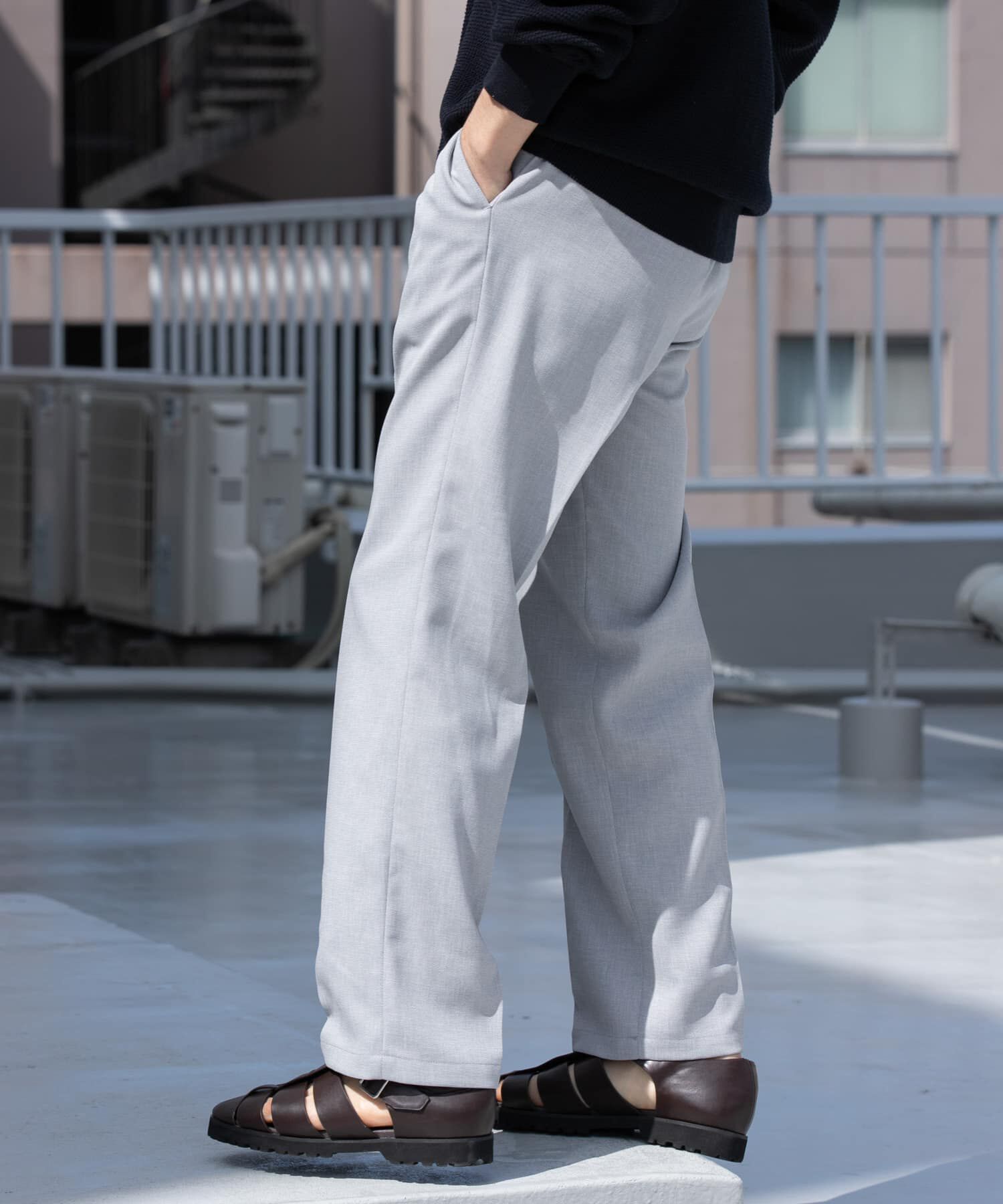 URBAN RESEARCH ROSSO「『WEB限定』『セットアップ対応』パナマ風ストレートパンツ」|その他|