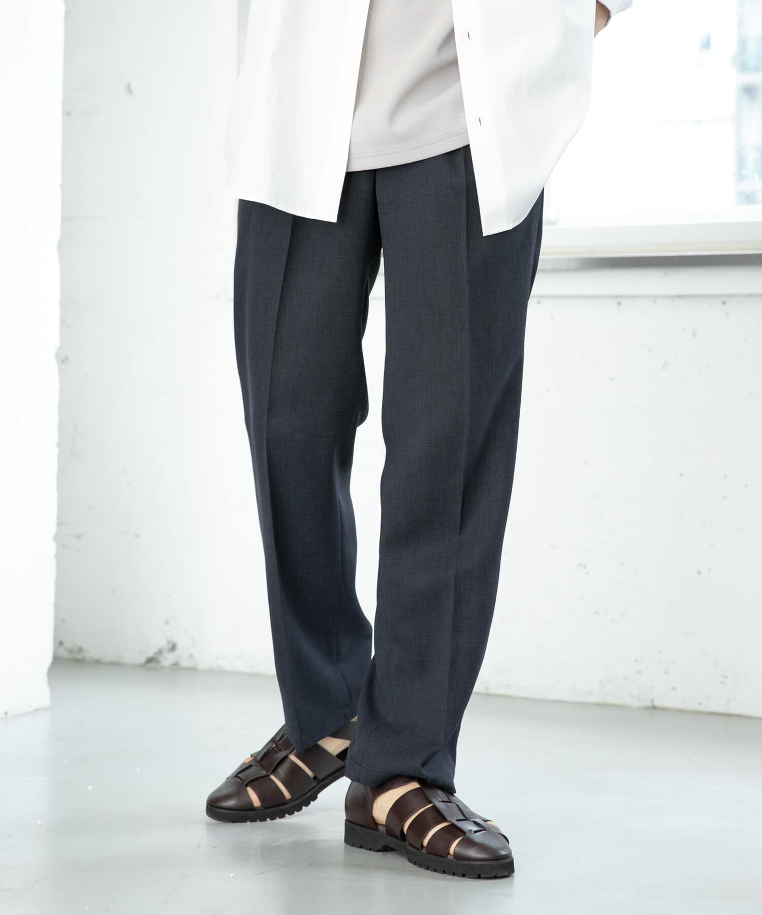 URBAN RESEARCH ROSSO「『WEB限定』『セットアップ対応』パナマ風ストレートパンツ」|その他|