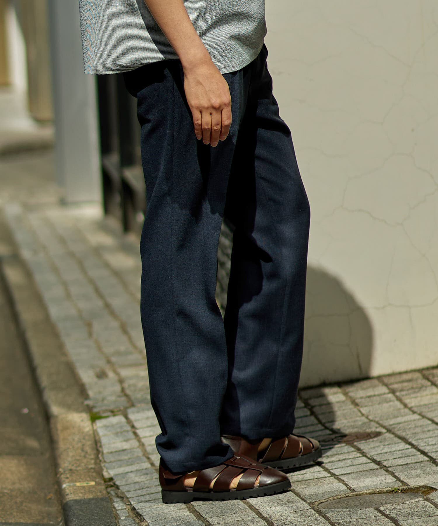 URBAN RESEARCH ROSSO「『WEB限定』『セットアップ対応』パナマ風ストレートパンツ」|その他|