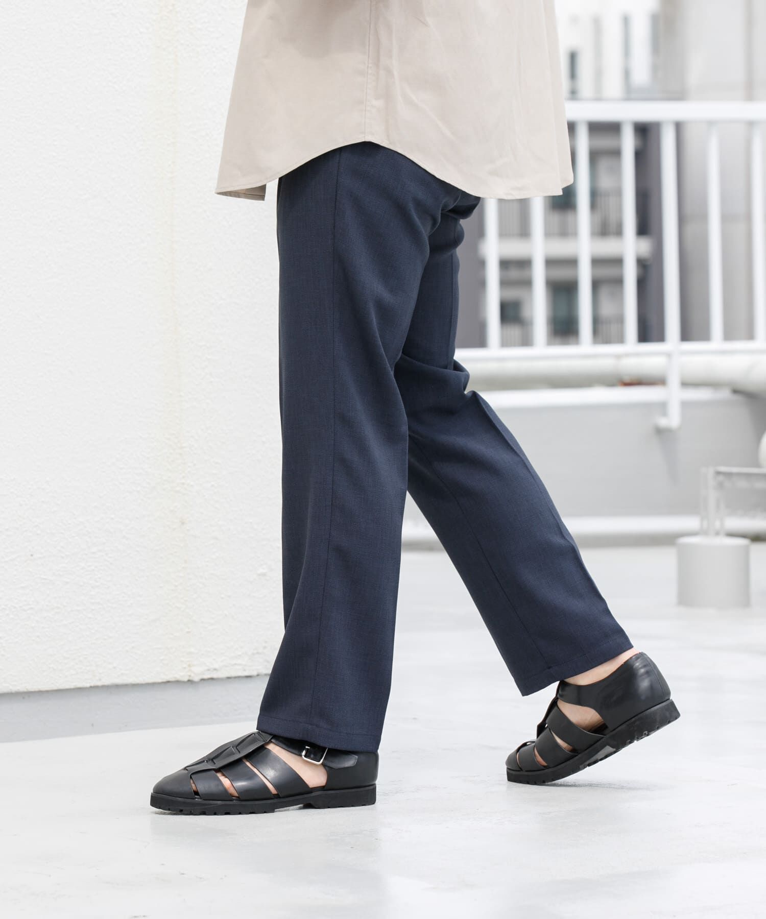 URBAN RESEARCH ROSSO「『WEB限定』『セットアップ対応』パナマ風ストレートパンツ」|その他|