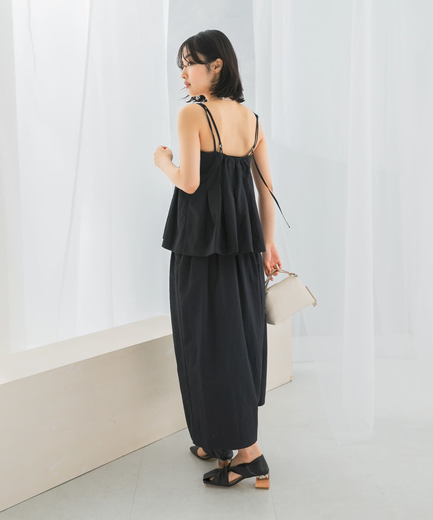 URBAN RESEARCH ROSSO「撥水UVピンタックコクーンスカート」|スカート|