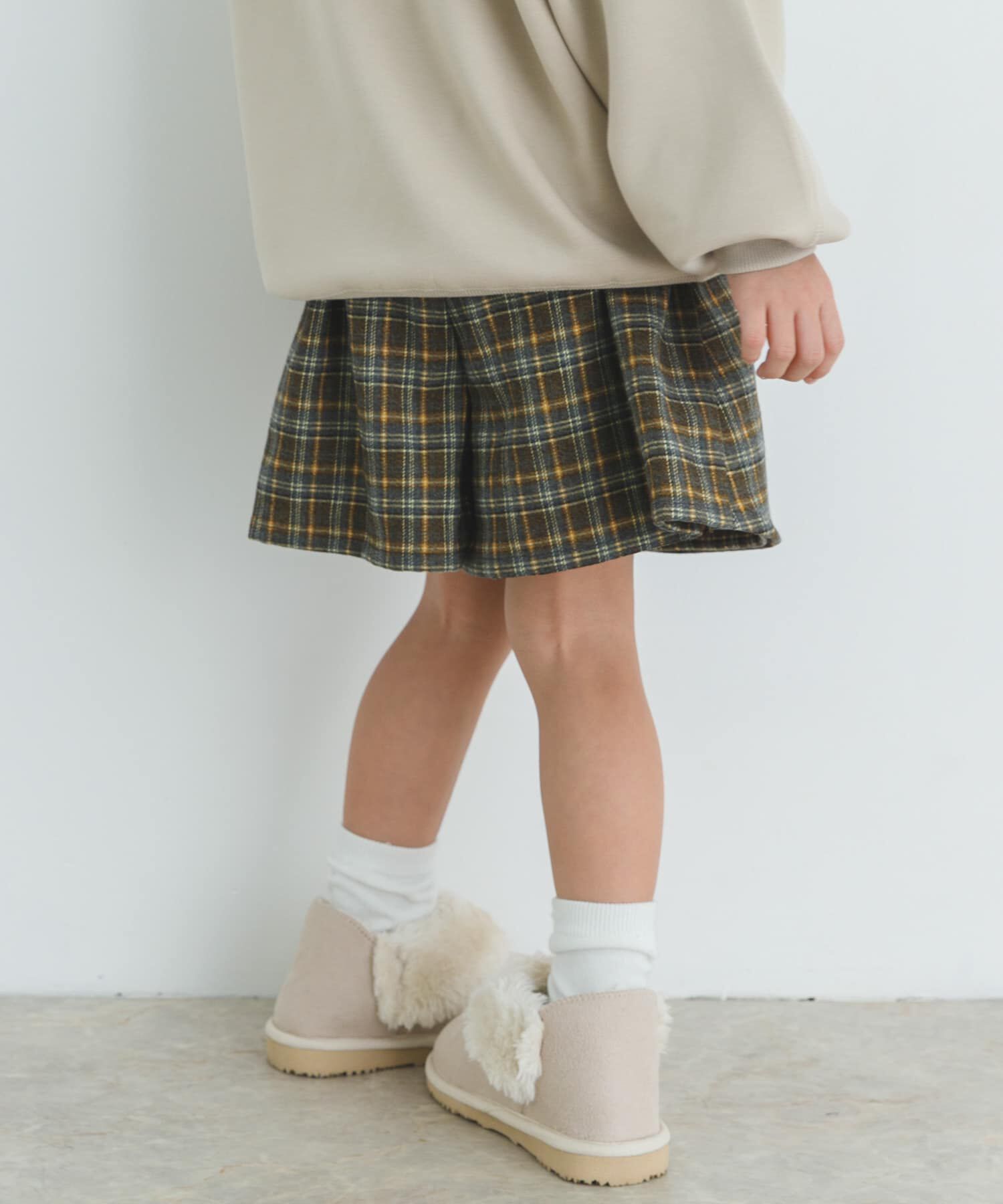 URBAN RESEARCH DOORS「『WEB/一部店舗限定サイズ』チェックラップキュロット(KIDS)」|その他|