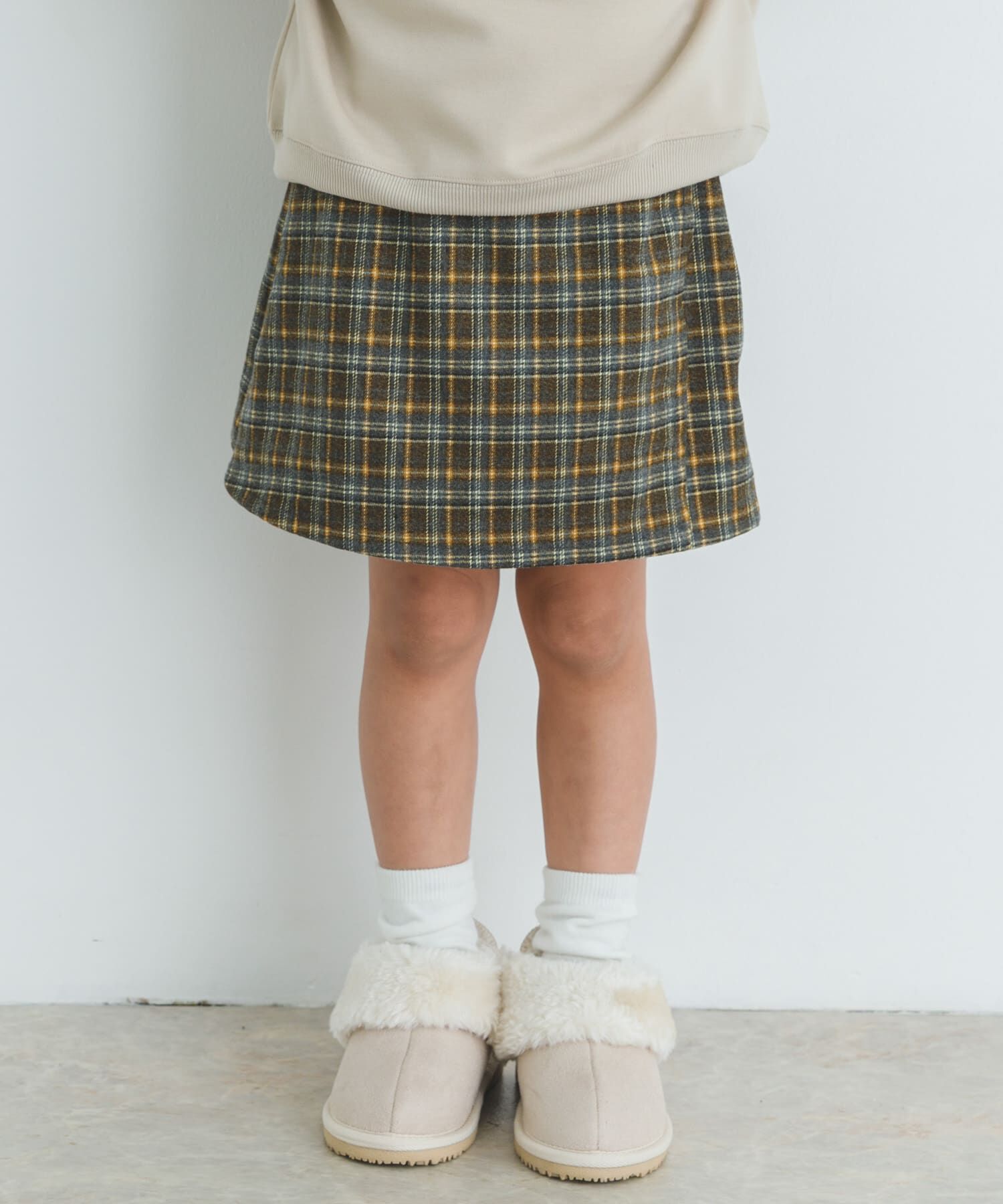 URBAN RESEARCH DOORS「『WEB/一部店舗限定サイズ』チェックラップキュロット(KIDS)」|その他|