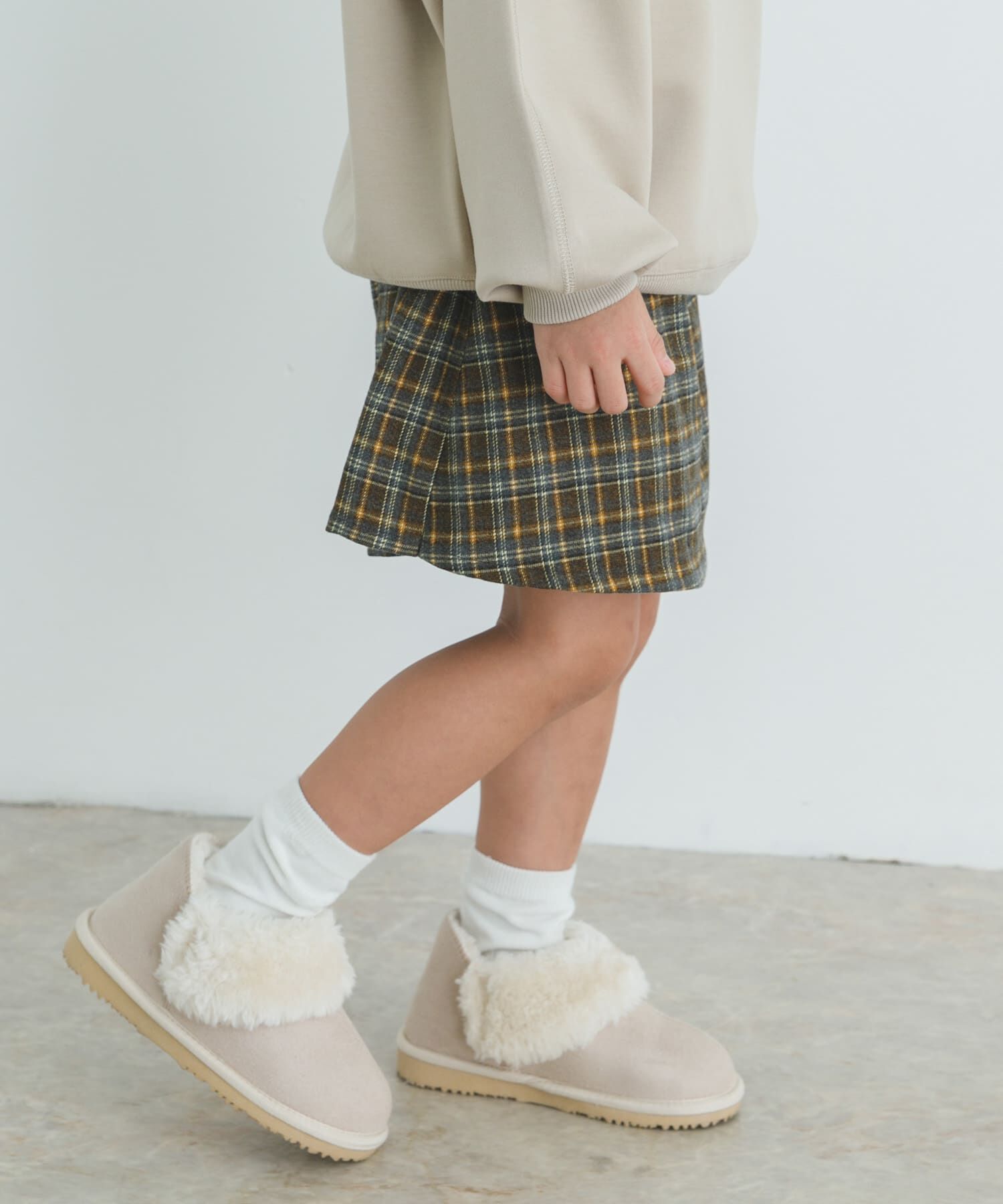 URBAN RESEARCH DOORS「『WEB/一部店舗限定サイズ』チェックラップキュロット(KIDS)」|その他|