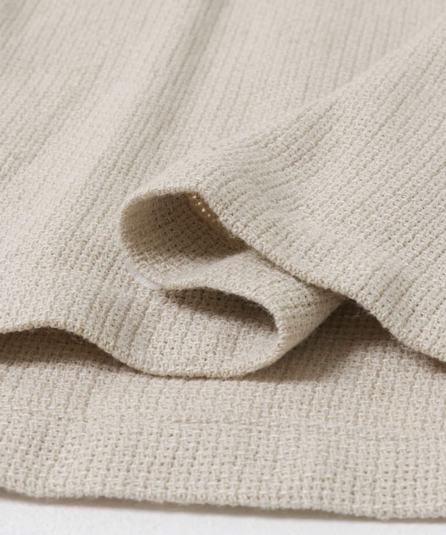 URBAN RESEARCH DOORS「ウエストドロストジャケット」|ノーカラーコート|