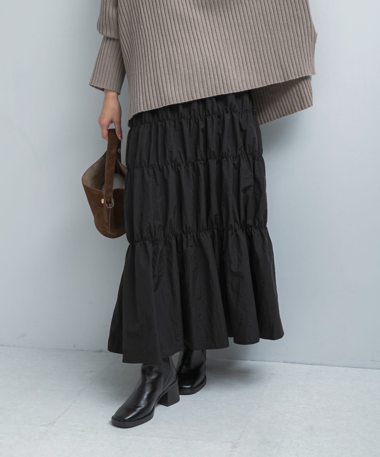 URBAN RESEARCH ROSSO「ブライトシャーリングスカート」|スカート|